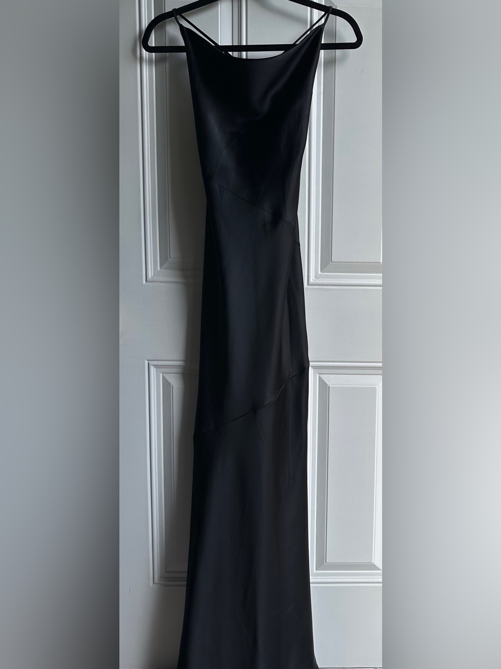 NADINE MERABI Abigail Black Maxi Dress Sz. XS or US 2